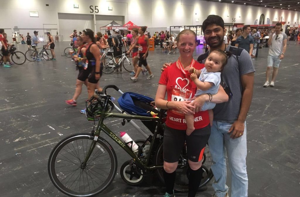 How This Mummy Completed Her 1st Triathlon When Her Baby Was 8 Months Young?
